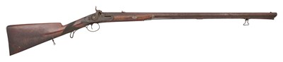 Lot 237 - A 50 BORE PERCUSSION SPORTING RIFLE SIGNED CALVERTS, LEEDS, CIRCA 1820
