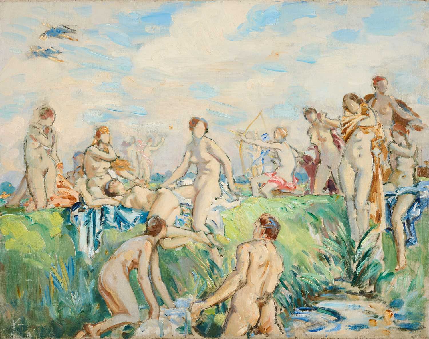 Lot 56 - WILFRID DE GLEHN RA (BRITISH 1870-1951)