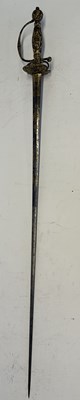 Lot 53 - A FINE FRENCH SMALL-SWORD WITH CHISELLED AND GILT STEEL, CIRCA 1750-60