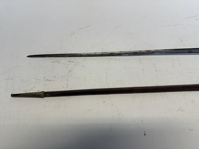 Lot 50 - AN ENGLISH SILVER-HILTED SMALL-SWORD, CIRCA 1765