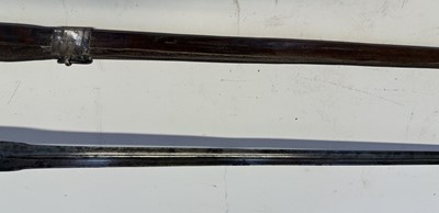 Lot 50 - AN ENGLISH SILVER-HILTED SMALL-SWORD, CIRCA 1765
