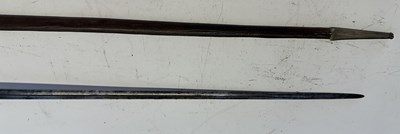 Lot 50 - AN ENGLISH SILVER-HILTED SMALL-SWORD, CIRCA 1765