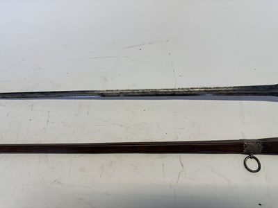 Lot 50 - AN ENGLISH SILVER-HILTED SMALL-SWORD, CIRCA 1765