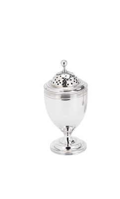 Lot 165 - A GEORGE III SILVER PEPPERETTE