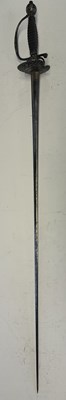 Lot 56 - A FRENCH SILVER-HILTED SMALL-SWORD, MID-LATE 18TH CENTURY
