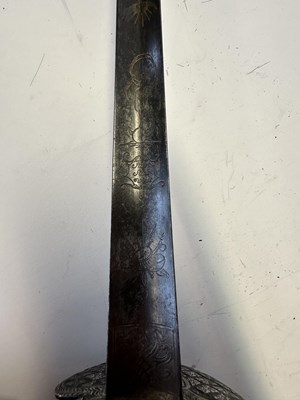 Lot 56 - A FRENCH SILVER-HILTED SMALL-SWORD, MID-LATE 18TH CENTURY