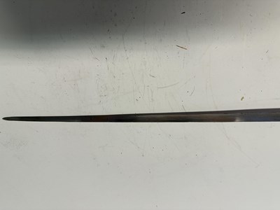Lot 60 - AN UNUSUAL CONTINENTAL SMALL-SWORD, MID-18TH CENTURY