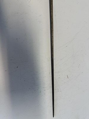 Lot 57 - A STEEL-HILTED SMALL-SWORD, LATE 18TH CENTURY, PROBABLY RUSSIAN