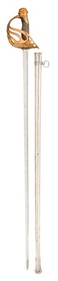 Lot 431 - THREE FRENCH CAVALRY SABRES, 19TH CENTURY AND LATER