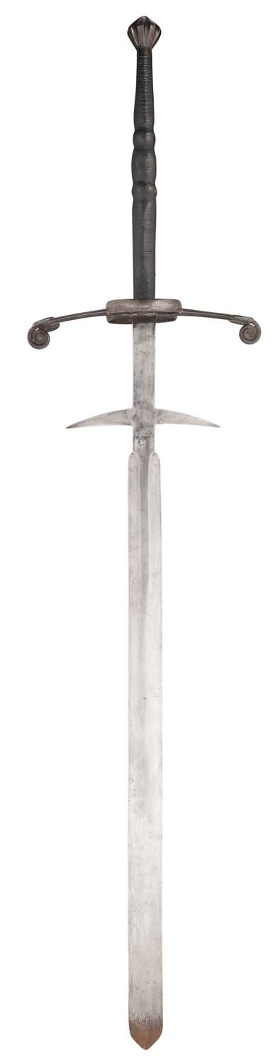 Lot 528 - A PROCESSIONAL SWORD IN GERMAN LATE 16TH/EARLY 17TH CENTURY STYLE
