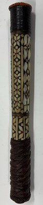 Lot 523 - VARIOUS TRIBAL WEAPONS AND SEVEN AFRICAN SPEARHEADS, MOSTLY 20TH CENTURY