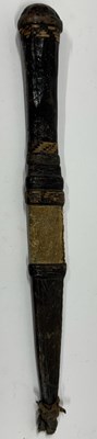 Lot 523 - VARIOUS TRIBAL WEAPONS AND SEVEN AFRICAN SPEARHEADS, MOSTLY 20TH CENTURY