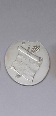 Lot 204 - A GEORGE III SILVER MEDAL