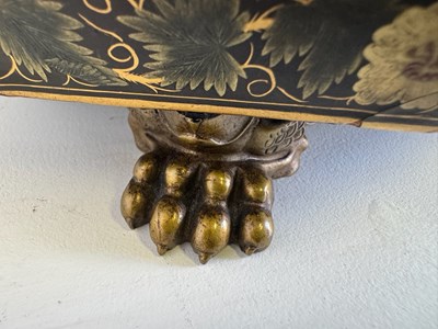 Lot 79 - A CHINESE EXPORT LACQUER GAMES BOX AND HINGED COVER, QING DYNASTY, 19TH CENTURY