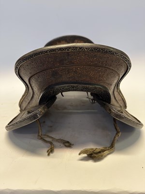 Lot 2 - A TIBETAN SADDLE, BRIDLE, AND A PAIR OF STIRRUPS, 18TH/19TH CENTURY OR EARLIER