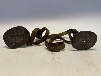 Lot 2 - A TIBETAN SADDLE, BRIDLE, AND A PAIR OF STIRRUPS, 18TH/19TH CENTURY OR EARLIER