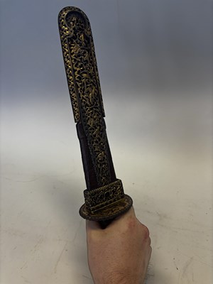 Lot 1 - A RARE TIBETAN DAGGER, 16TH/18TH CENTURY