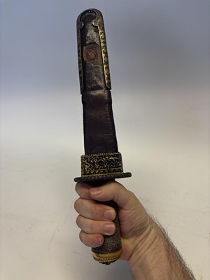 Lot 1 - A RARE TIBETAN DAGGER, 16TH/18TH CENTURY