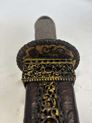 Lot 1 - A RARE TIBETAN DAGGER, 16TH/18TH CENTURY