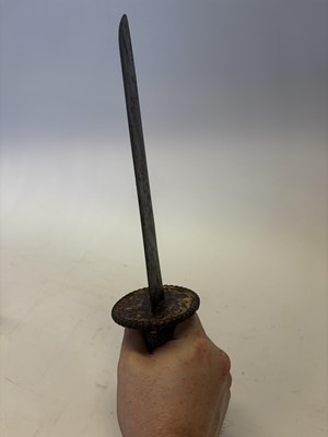 Lot 1 - A RARE TIBETAN DAGGER, 16TH/18TH CENTURY