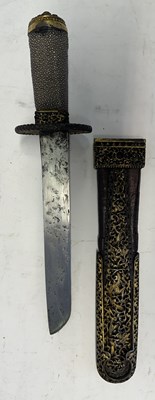 Lot 1 - A RARE TIBETAN DAGGER, 16TH/18TH CENTURY