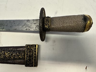 Lot 1 - A RARE TIBETAN DAGGER, 16TH/18TH CENTURY