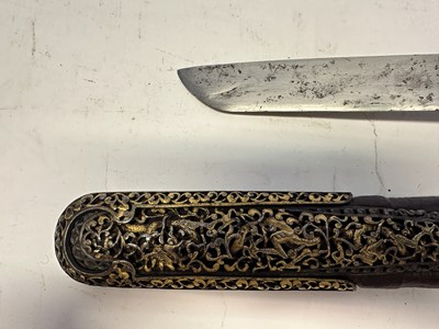 Lot 1 - A RARE TIBETAN DAGGER, 16TH/18TH CENTURY