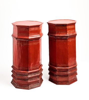 Lot 222 - TWO LIDDED CONTAINERS, BURMA (MYANMAR), EARLY 20TH CENTURY