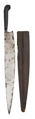 Lot 66 - AN UNUSUAL GERMAN STATE GLAIVE (KUSE) OF AN OFFICER OF THE BODYGUARD OF SIGISMUND FRANCIS