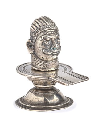 Lot 132 - A SILVER EKMUKHALINGAM, INDIA, 19TH CENTURY
