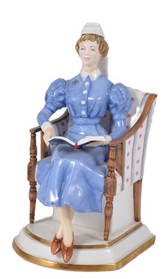 Lot 48 - A ROYAL WORCESTER 'SISTER, THE LONDON HOSPITAL' FIGURE