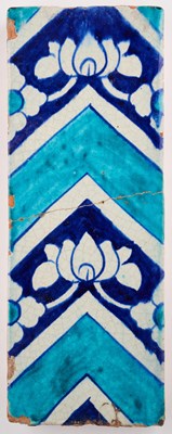 Lot 110 - A MULTAN TILE, PUNJAB, PAKISTAN, 19TH CENTURY