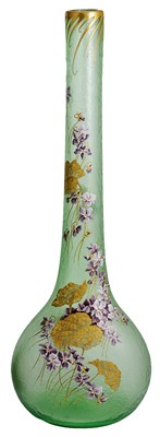 Lot 59 - A LARGE FRENCH CAMEO GLASS VASE