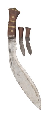Lot 506 - A NEPALESE KUKRI, 20TH CENTURY