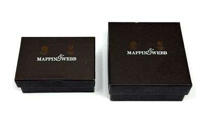 Lot 363 - MAPPIN & WEBB: EMERALD AND DIAMOND DEMI-PARURE, 2000