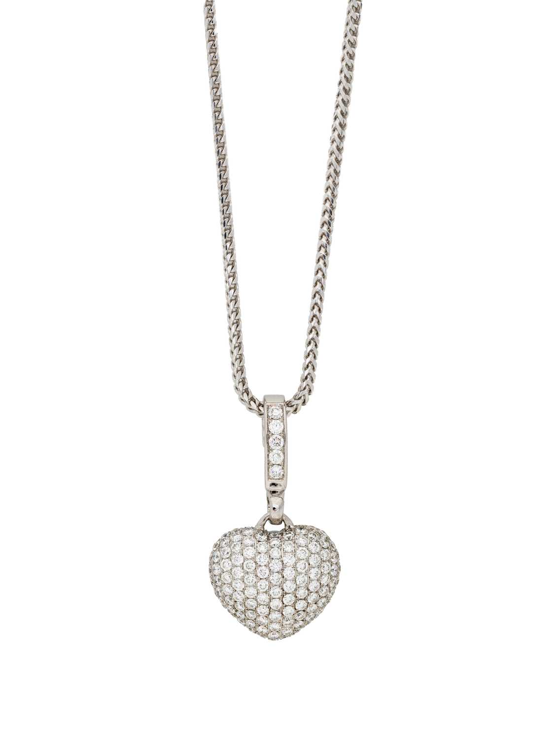 Lot 365 - THEO FENNELL: BABY ART DIAMOND PENDANT