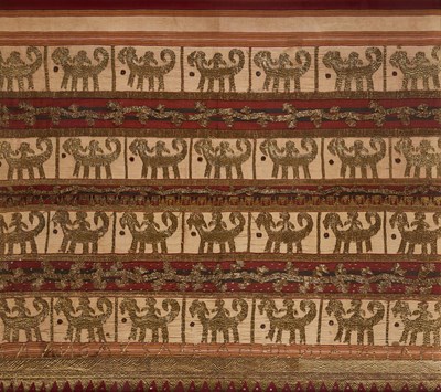 Lot 204 - A WOMAN'S SARONG (TAPIS), LAMPUNG, SUMATRA, INDONESIA, 20TH CENTURY
