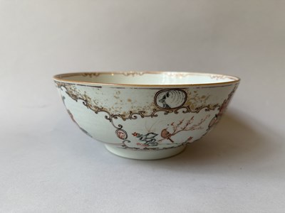 Lot 96 - A CHINESE FAMILLE-ROSE PUNCHBOWL, QIANLONG PERIOD (1736-95)