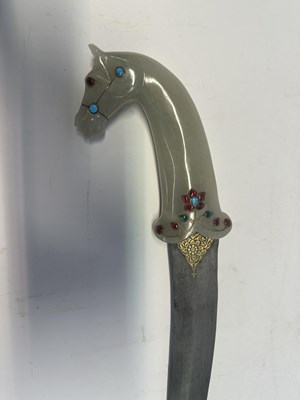 Lot 13 - AN INDIAN KHANJAR, 20TH CENTURY
