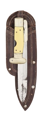 Lot 531 - A PAKISTANI LOCK-KNIFE IN THE ENGLISH FASHION