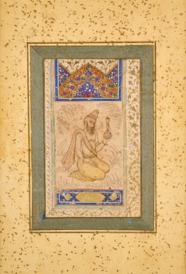 Lot 48 - THREE SAFAVID STYLE ILLUSTRATIONS, PERSIA