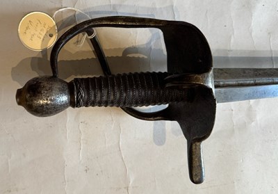 Lot 88 - A RARE SWEDISH MODEL 1665 (FIRST TYPE) MILITARY SWORD, LATE 17TH CENTURY