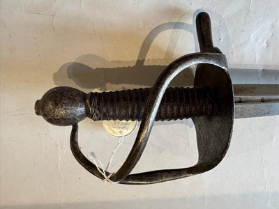 Lot 88 - A RARE SWEDISH MODEL 1665 (FIRST TYPE) MILITARY SWORD, LATE 17TH CENTURY