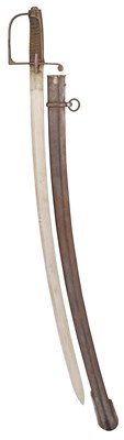 Lot 141 - AN ITALIAN MODEL 1833 MILITARY SABRE, REIGN OF CHARLES ALBERT, KING OF SARDINIA AND