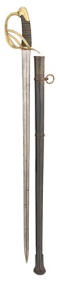 Lot 47 - A PRUSSIAN MODEL 1854 CUIRASSIER’S SWORD, DATED 1861