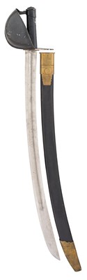 Lot 124 - A DUTCH MODEL AN 9 TYPE NAVAL CUTLASS, REIGN OF WILLIAM III (1849-1890)