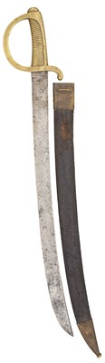 Lot 142 - A EUROPEAN MILITARY HANGER (BRIQUET), MID-19TH CENTURY, PERHAPS ITALIAN OR FRENCH