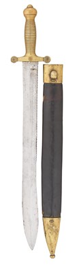 Lot 106 - A RUSSIAN MODEL 1834 SAPPER’S SIDEARM, REIGN OF NICHOLAS I (1825-1855), DATED 1837