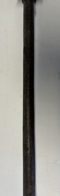 Lot 15 - AN INDIAN MACE (GURZ) WITH HILT OF FIRANGI FORM, 17TH CENTURY