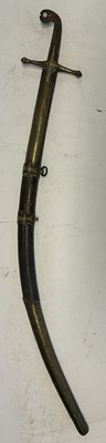 Lot 27 - A TURKISH SHAMSHIR, PROBABLY REIGN OF ABDULAZIZ (1277-93 AH CORRESPONDING TO 1861-76 AD)